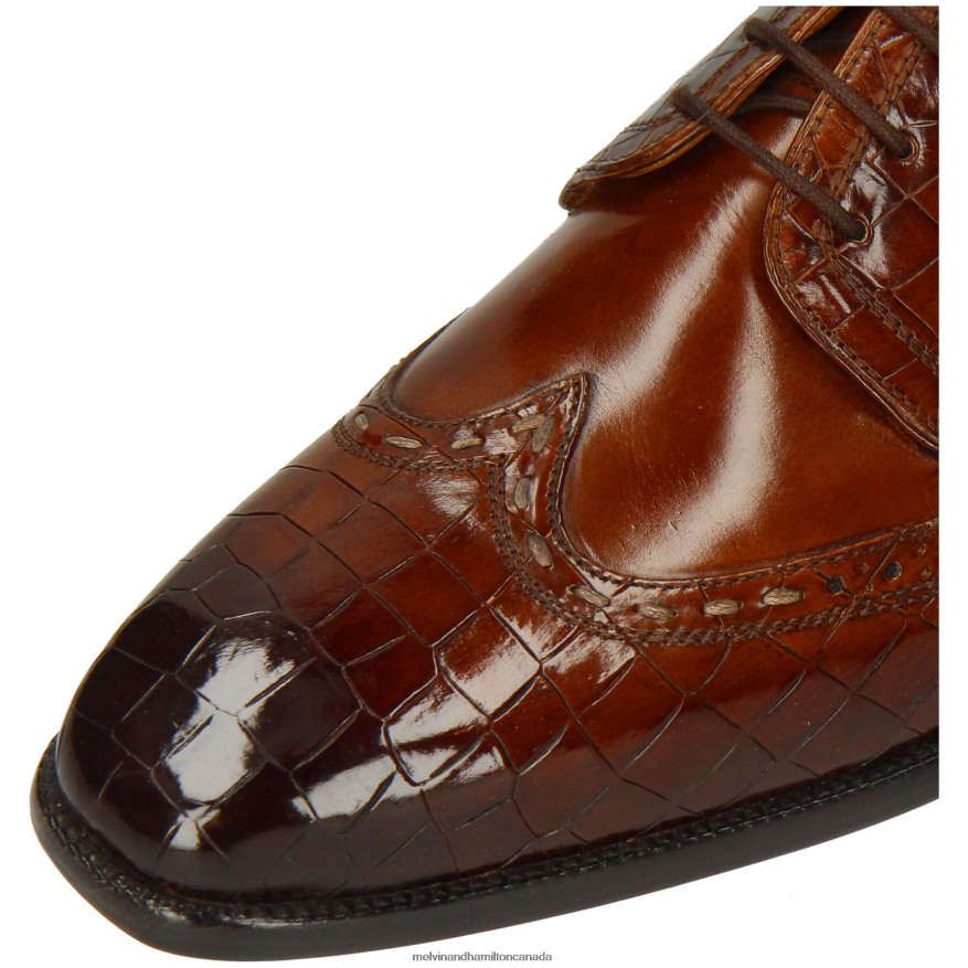 Men Melvin & Hamilton Brown Jeff 1 Derby Shoes P4V68P439