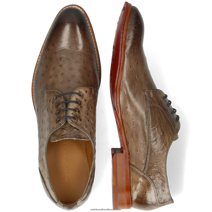 Men Melvin & Hamilton Brown Kane 2 Derby Shoes P4V68P401