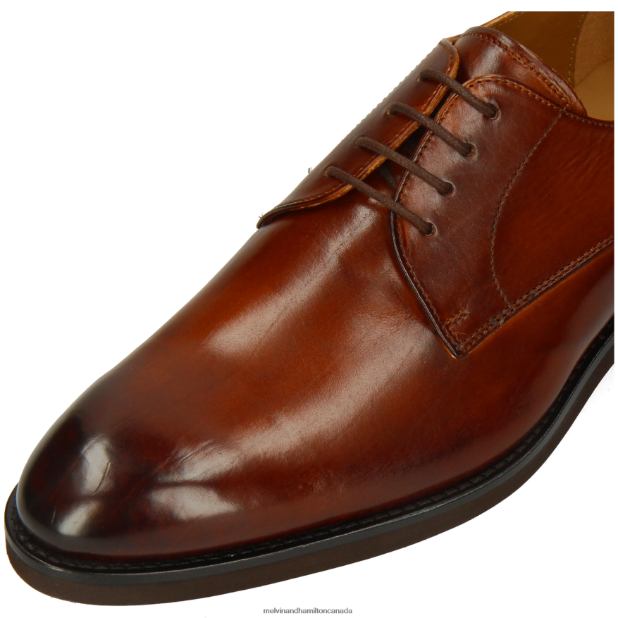 Men Melvin & Hamilton Brown Kane 2 Derby Shoes P4V68P418
