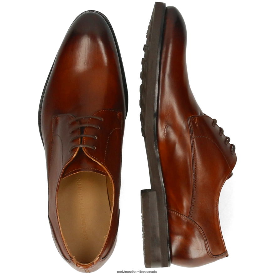 Men Melvin & Hamilton Brown Kane 2 Derby Shoes P4V68P418