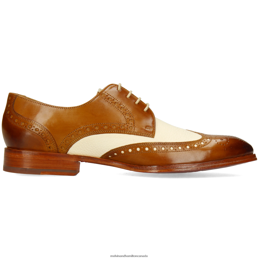 Men Melvin & Hamilton Brown Kane 5 Derby Shoes P4V68P454