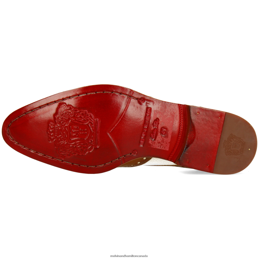 Men Melvin & Hamilton Brown Kane 5 Derby Shoes P4V68P454