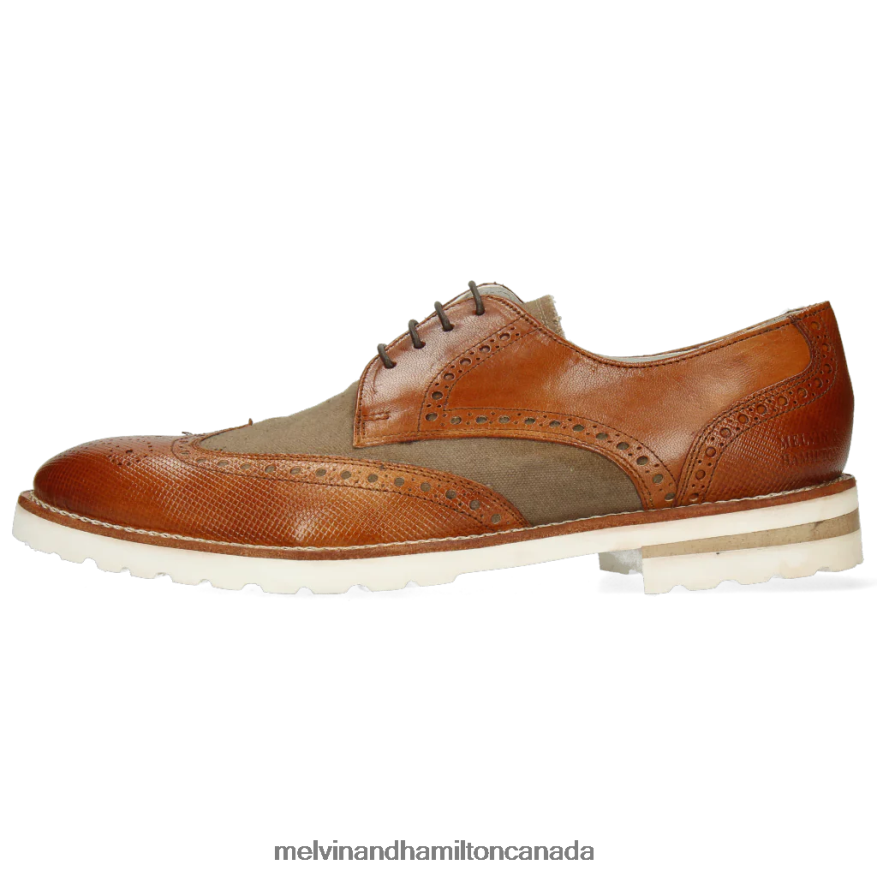 Men Melvin & Hamilton Brown Kane 5 Derby Shoes P4V68P541