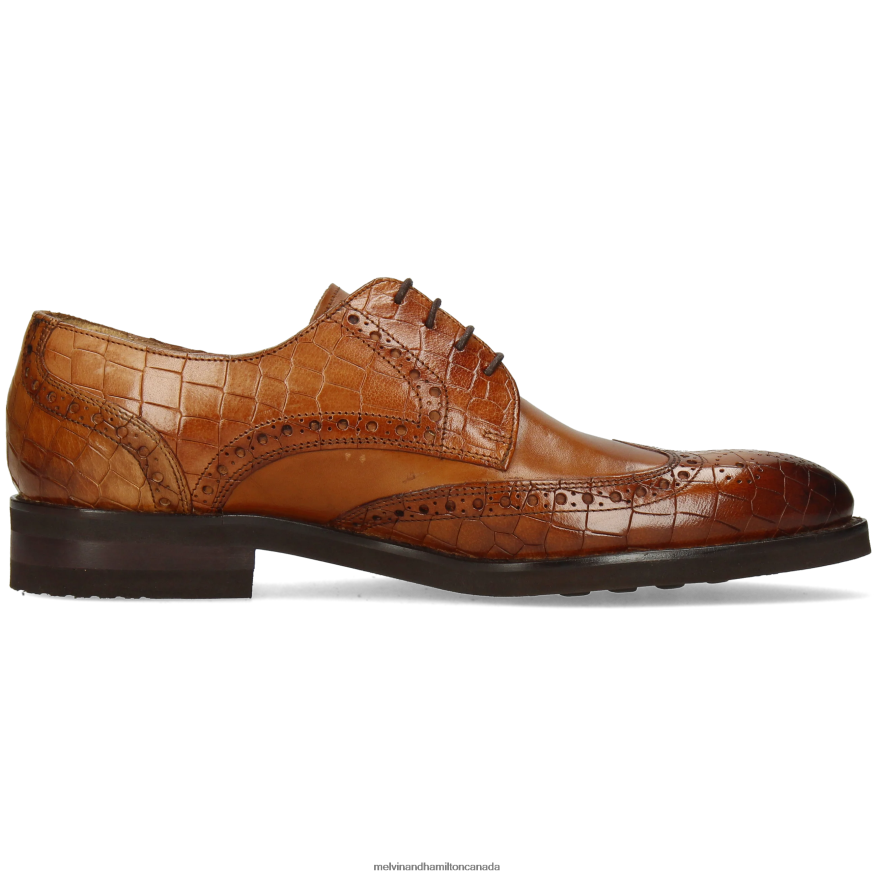 Men Melvin & Hamilton Brown Kane 5 Derby Shoes P4V68P560