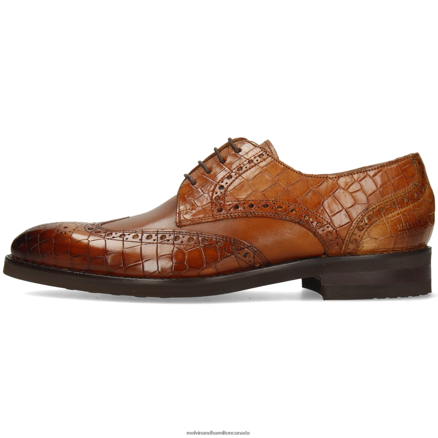 Men Melvin & Hamilton Brown Kane 5 Derby Shoes P4V68P560