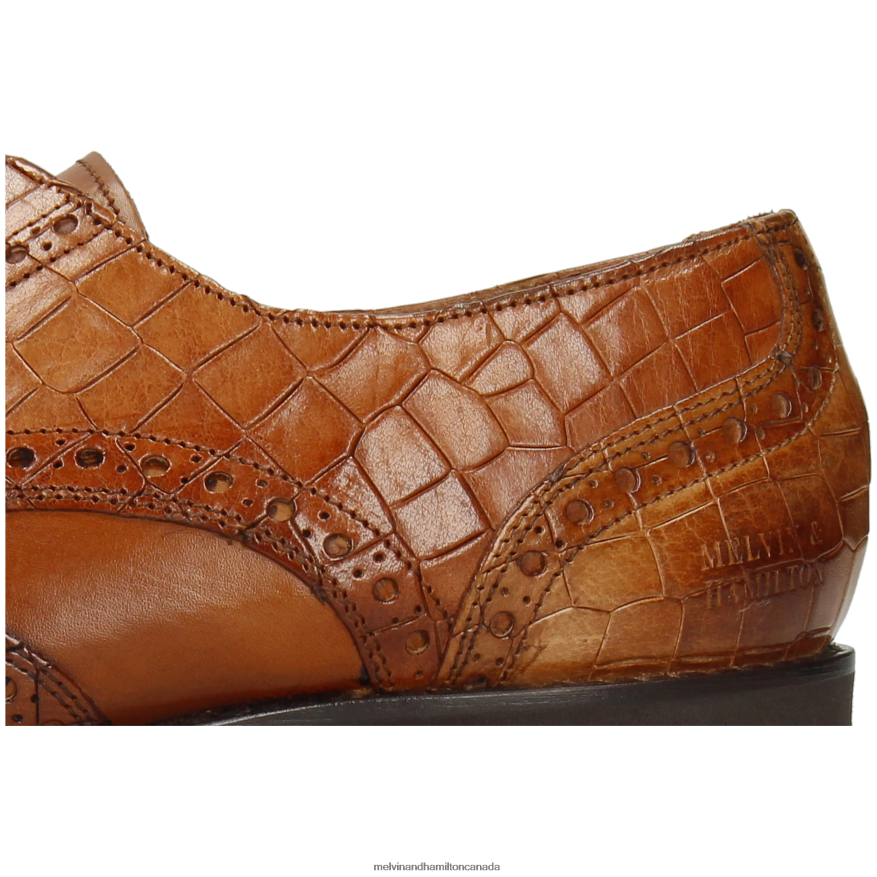 Men Melvin & Hamilton Brown Kane 5 Derby Shoes P4V68P560