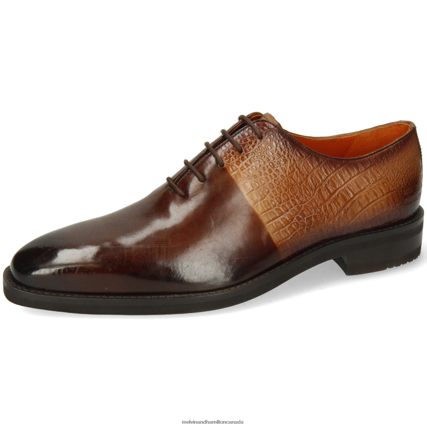 Men Melvin & Hamilton Brown Lance 61 Derby Shoes P4V68P390