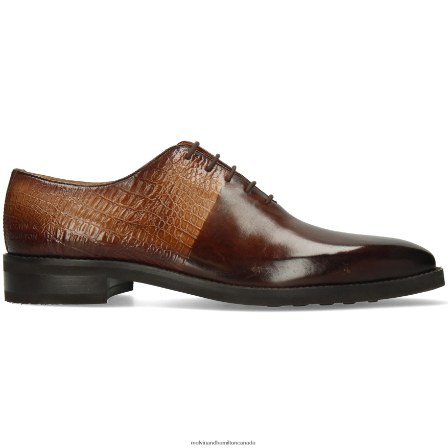 Men Melvin & Hamilton Brown Lance 61 Derby Shoes P4V68P390