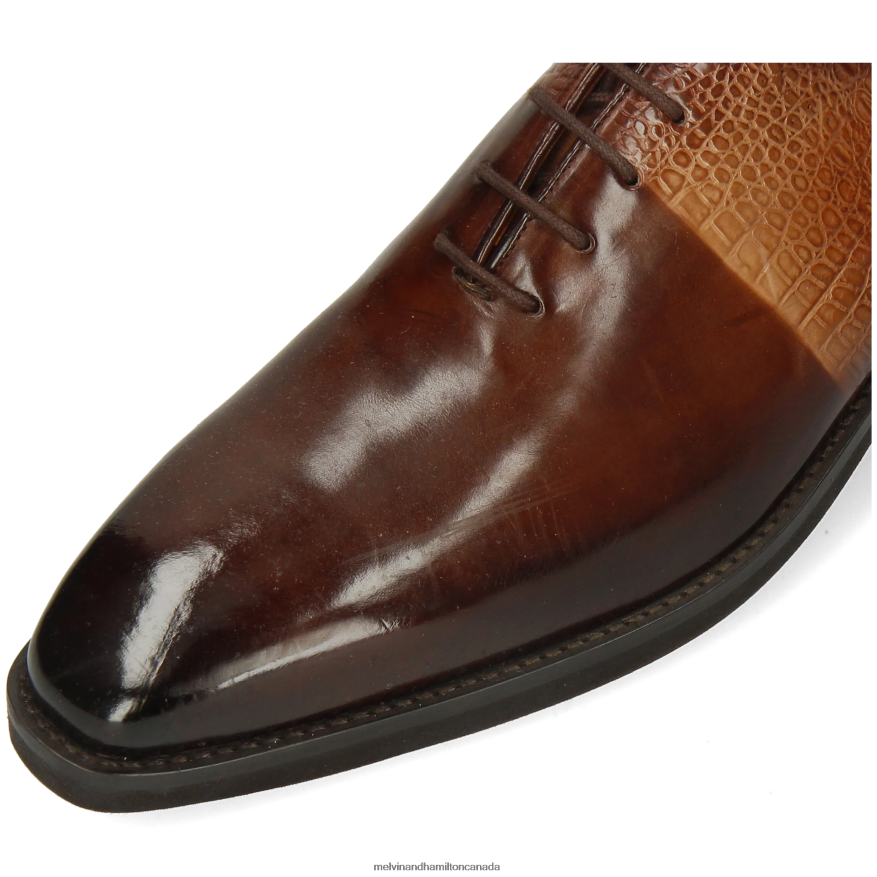 Men Melvin & Hamilton Brown Lance 61 Derby Shoes P4V68P390