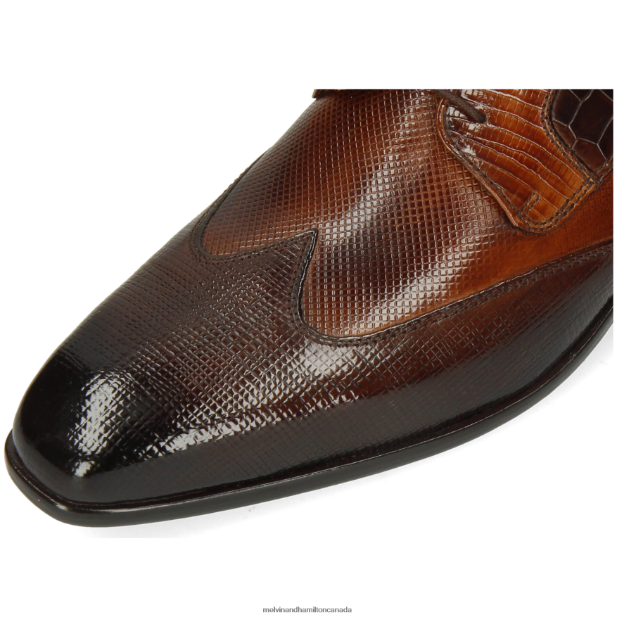 Men Melvin & Hamilton Brown Lance 9 Derby Shoes P4V68P433