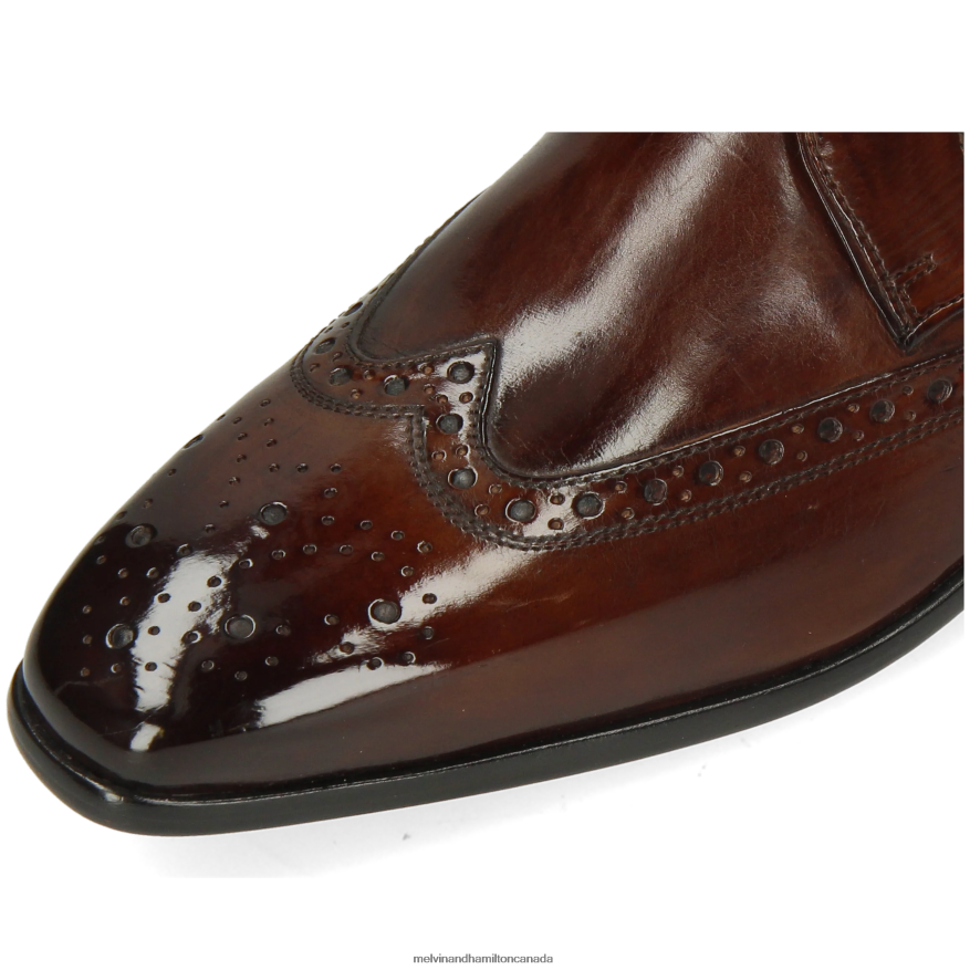 Men Melvin & Hamilton Brown Lewis 3 Derby Shoes P4V68P434