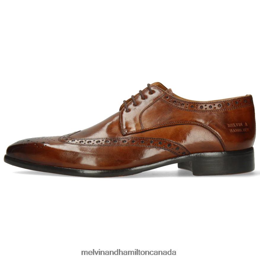 Men Melvin & Hamilton Brown Lewis 3 Derby Shoes P4V68P548