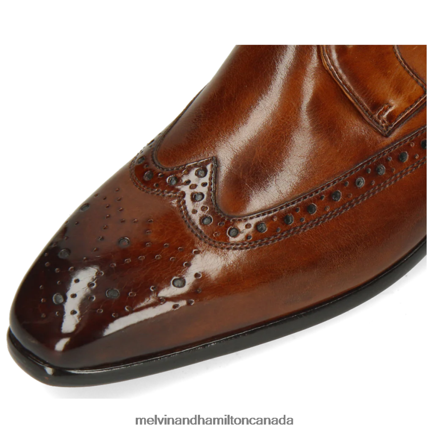 Men Melvin & Hamilton Brown Lewis 3 Derby Shoes P4V68P548