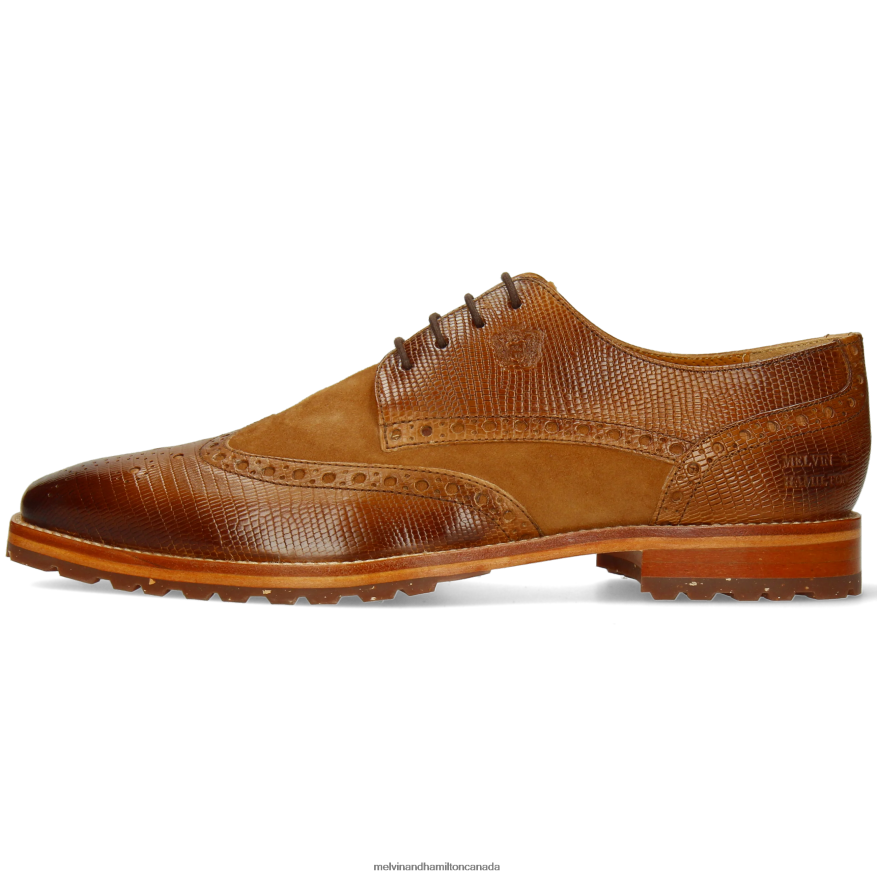 Men Melvin & Hamilton Brown Martin 15 Derby Shoes P4V68P396