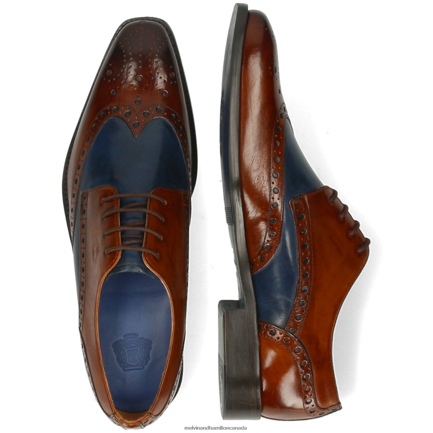 Men Melvin & Hamilton Brown Martin 15 Derby Shoes P4V68P476