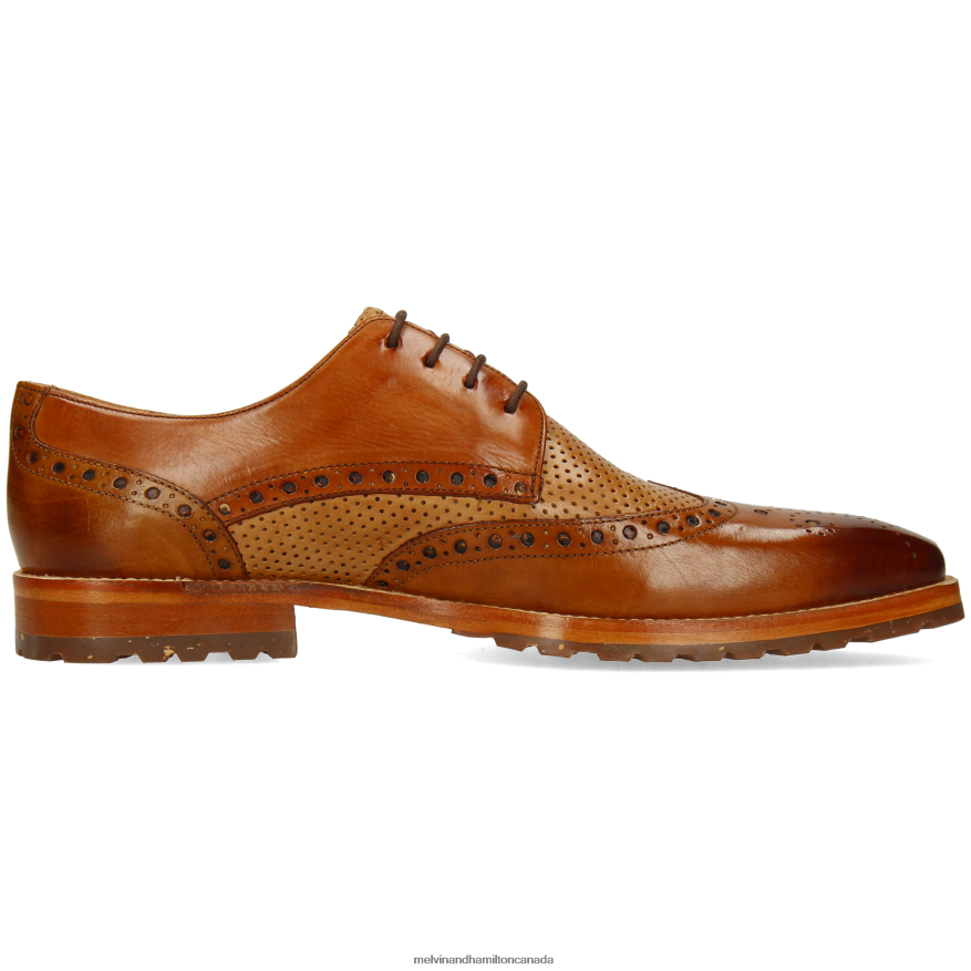 Men Melvin & Hamilton Brown Martin 15 Derby Shoes P4V68P479