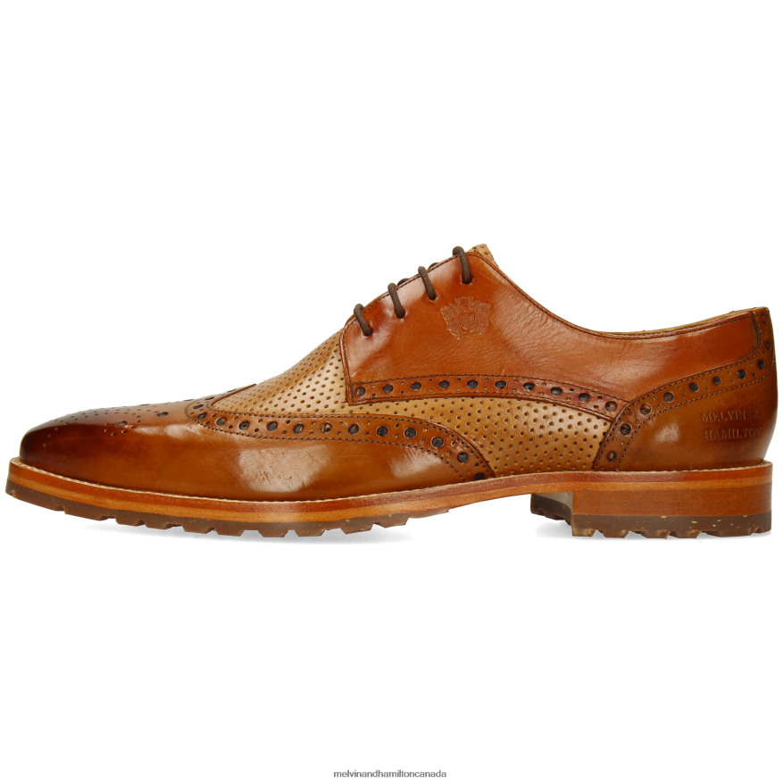 Men Melvin & Hamilton Brown Martin 15 Derby Shoes P4V68P479
