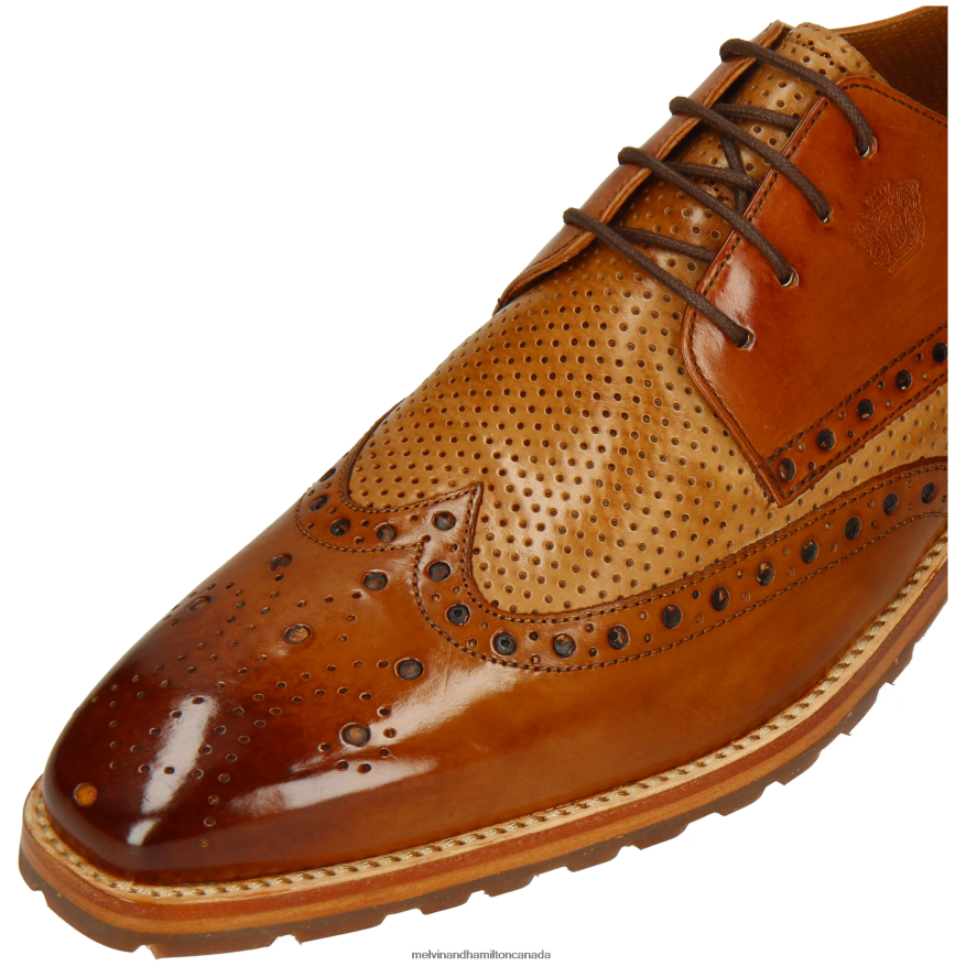Men Melvin & Hamilton Brown Martin 15 Derby Shoes P4V68P479