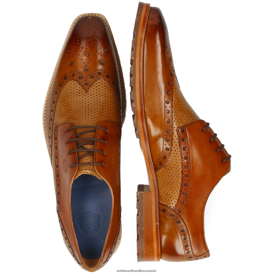 Men Melvin & Hamilton Brown Martin 15 Derby Shoes P4V68P479