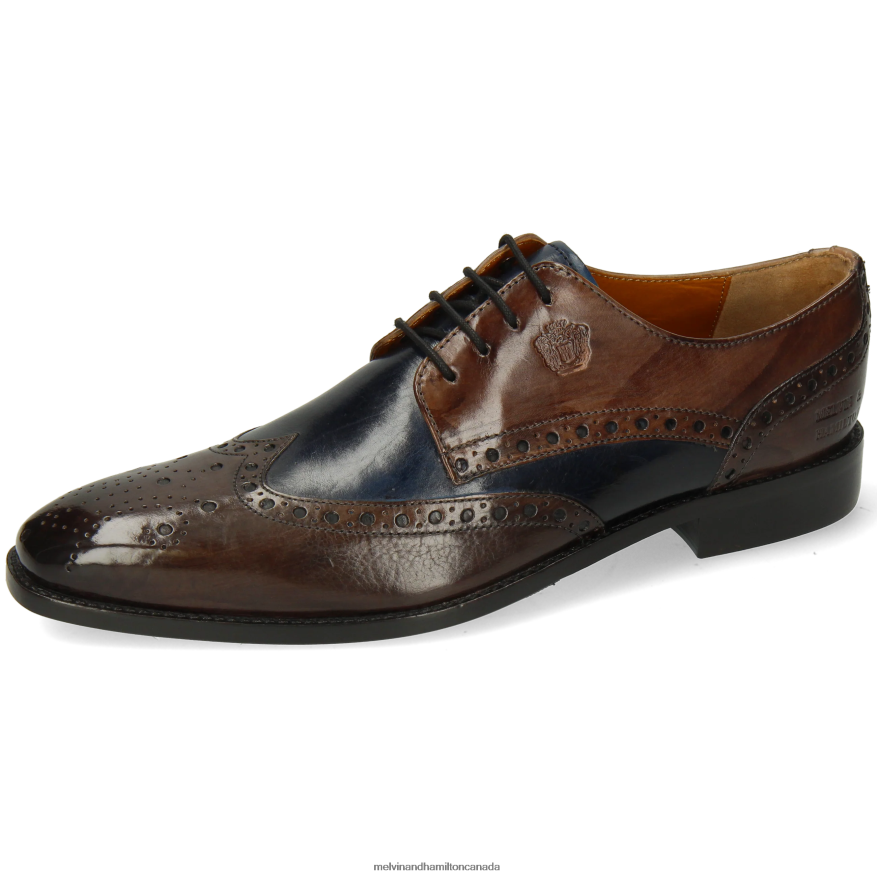 Men Melvin & Hamilton Brown Martin 15 Derby Shoes P4V68P487