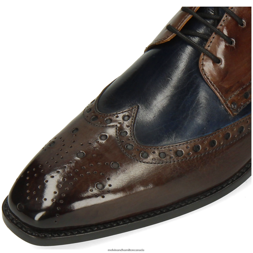 Men Melvin & Hamilton Brown Martin 15 Derby Shoes P4V68P487