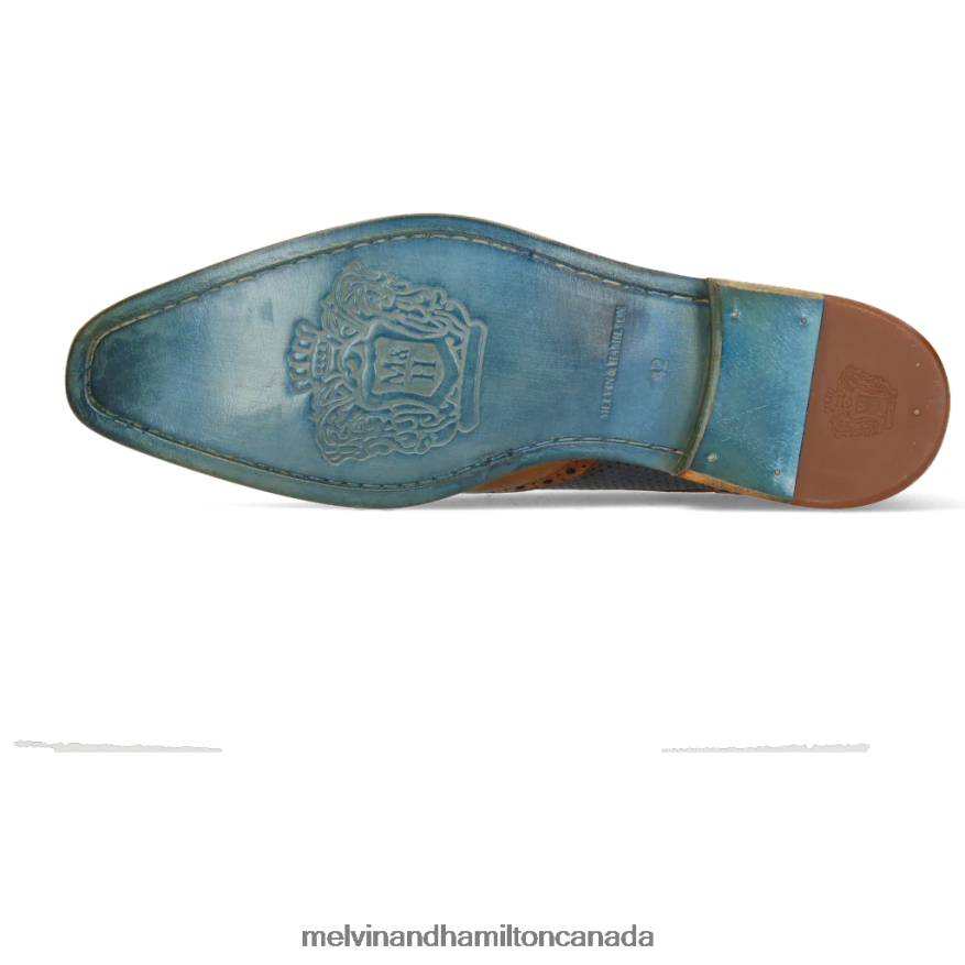 Men Melvin & Hamilton Brown Martin 15 Derby Shoes P4V68P494