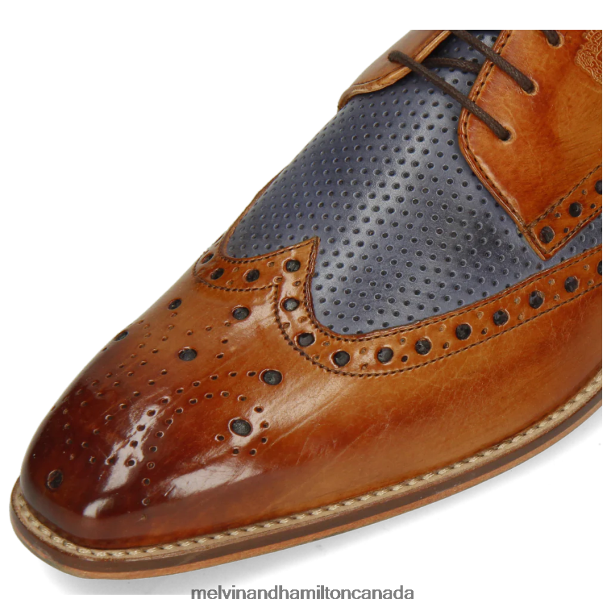 Men Melvin & Hamilton Brown Martin 15 Derby Shoes P4V68P494