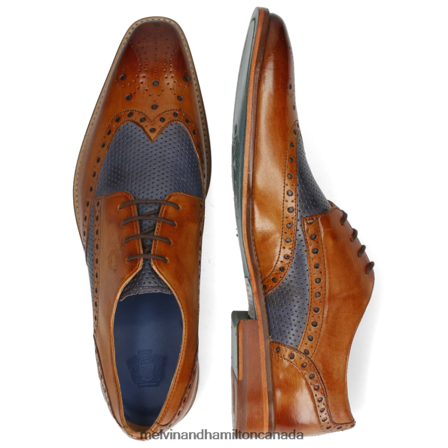 Men Melvin & Hamilton Brown Martin 15 Derby Shoes P4V68P494