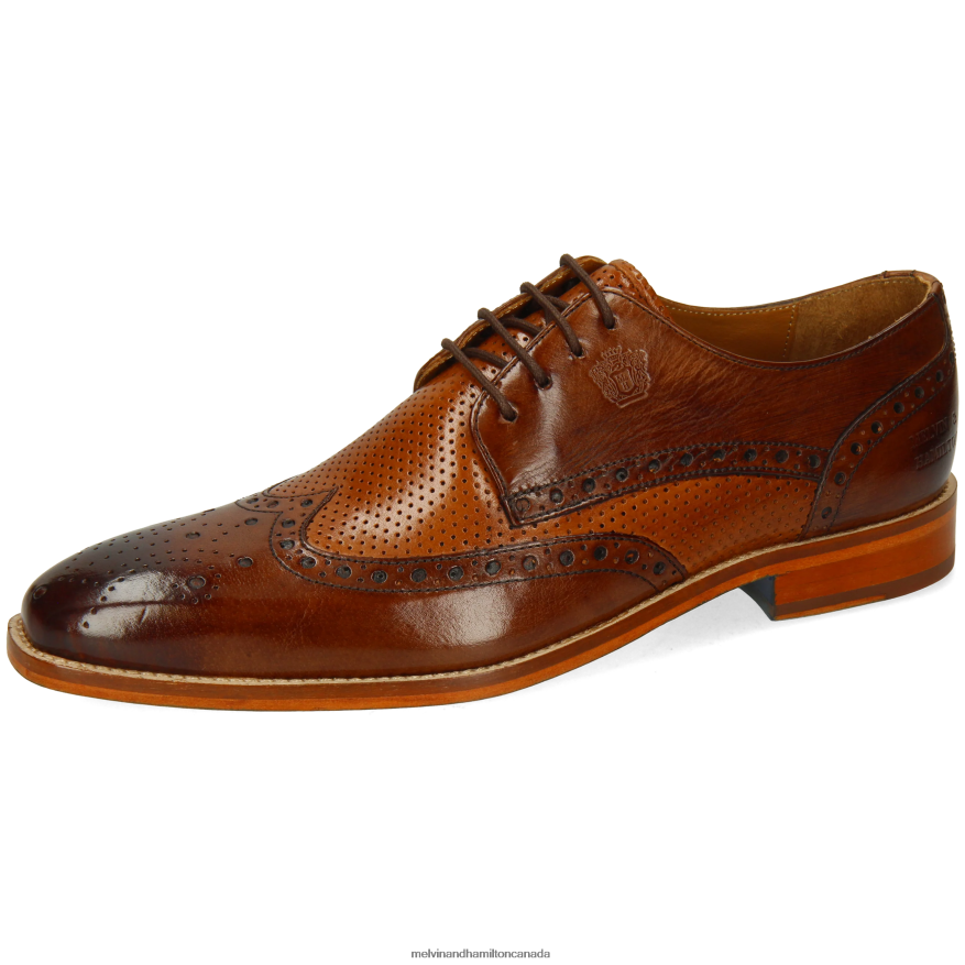 Men Melvin & Hamilton Brown Martin 15 Derby Shoes P4V68P504