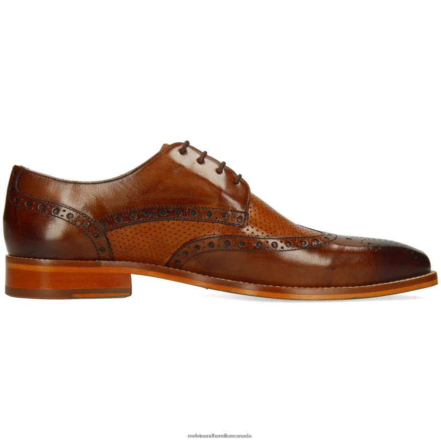 Men Melvin & Hamilton Brown Martin 15 Derby Shoes P4V68P504