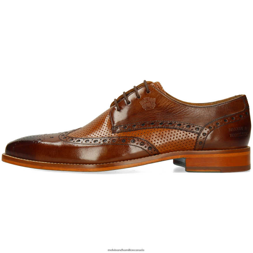 Men Melvin & Hamilton Brown Martin 15 Derby Shoes P4V68P504