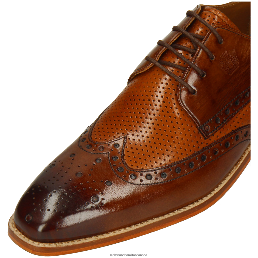 Men Melvin & Hamilton Brown Martin 15 Derby Shoes P4V68P504