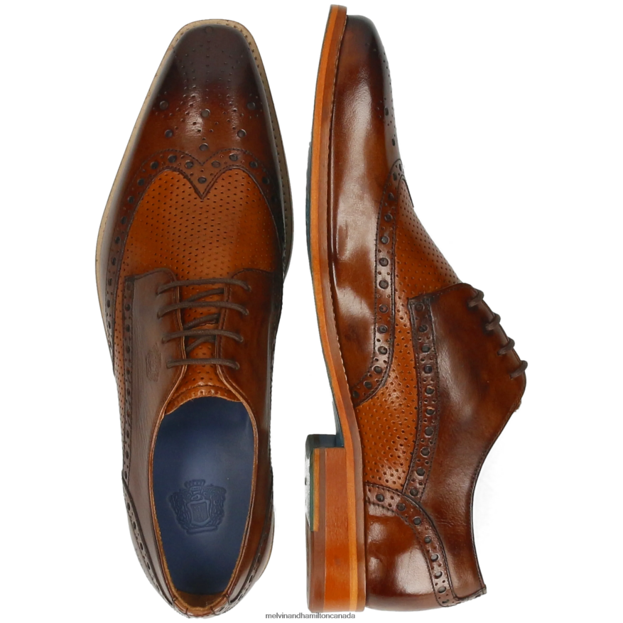 Men Melvin & Hamilton Brown Martin 15 Derby Shoes P4V68P504