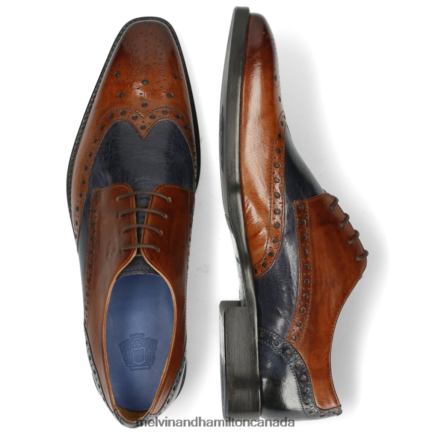 Men Melvin & Hamilton Brown Martin 15 Derby Shoes P4V68P532