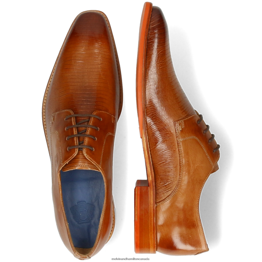 Men Melvin & Hamilton Brown Martin 1 Derby Shoes P4V68P478