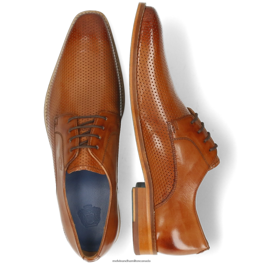 Men Melvin & Hamilton Brown Martin 1 Derby Shoes P4V68P563