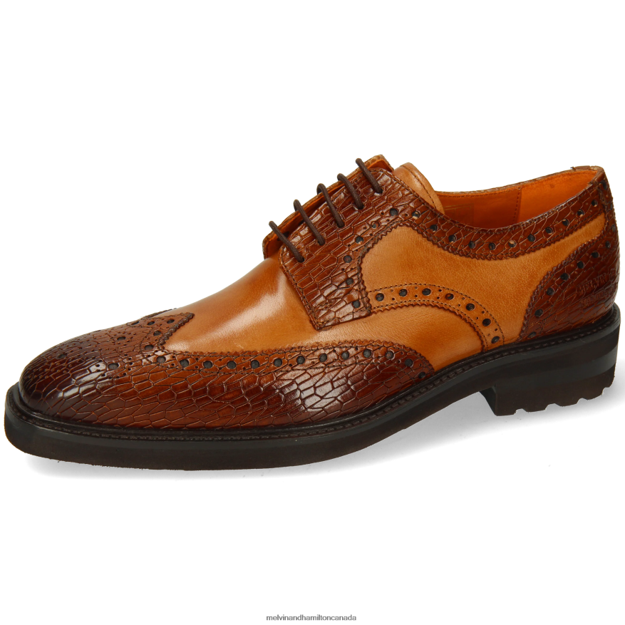 Men Melvin & Hamilton Brown Marvin 1 Derby Shoes P4V68P500