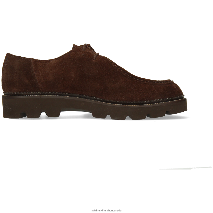 Men Melvin & Hamilton Brown Pierce 10 Derby Shoes P4V68P435