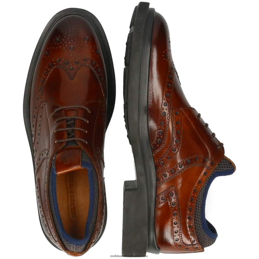Men Melvin & Hamilton Brown Ron 2 Derby Shoes P4V68P438
