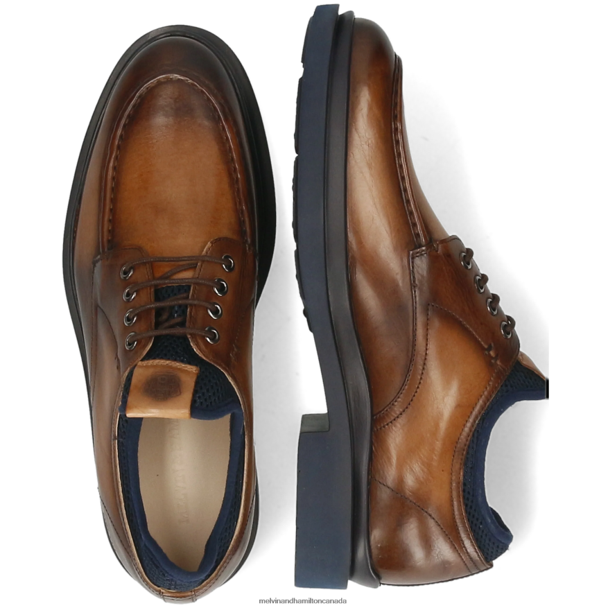 Men Melvin & Hamilton Brown Ron 4 Derby Shoes P4V68P516