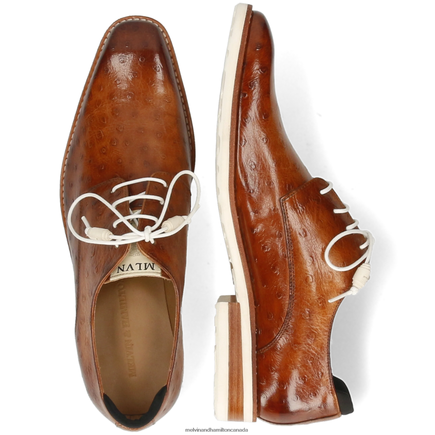 Men Melvin & Hamilton Brown Ryder 1 Derby Shoes P4V68P531