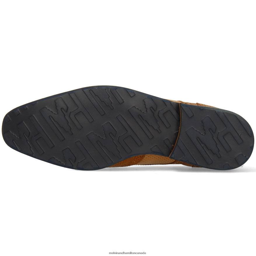 Men Melvin & Hamilton Brown Ryder 21 Derby Shoes P4V68P398