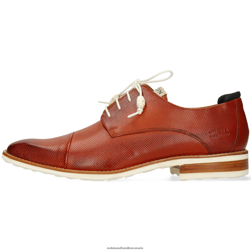 Men Melvin & Hamilton Brown Ryder 3 Derby Shoes P4V68P514