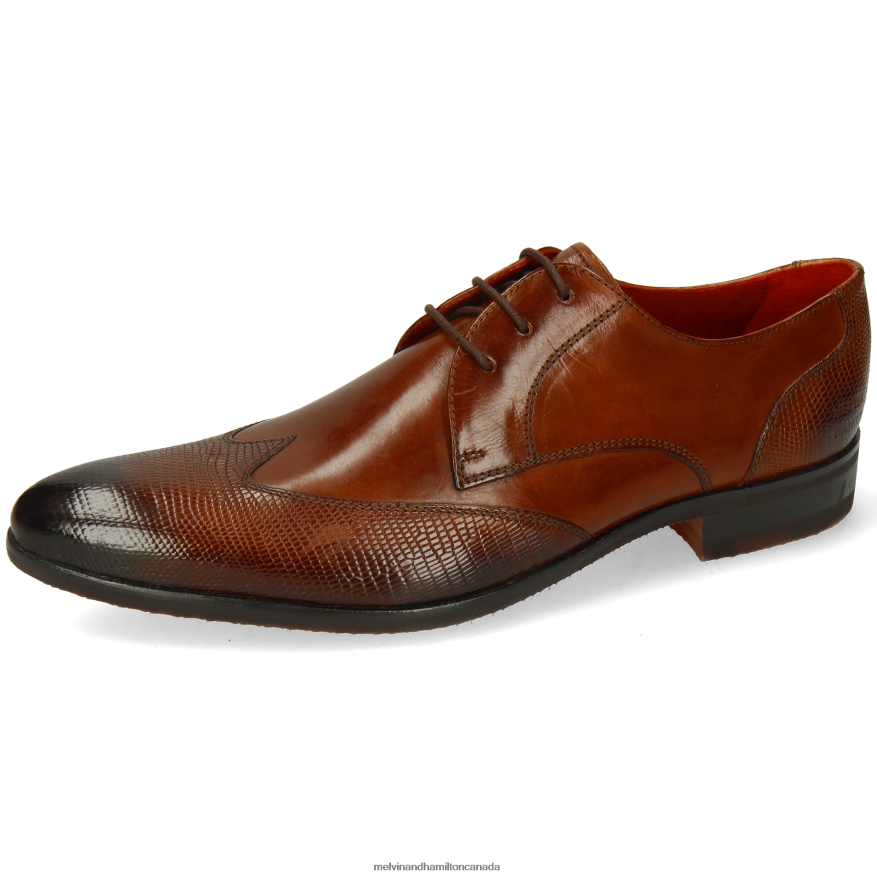 Men Melvin & Hamilton Brown Toni 2 Derby Shoes P4V68P360