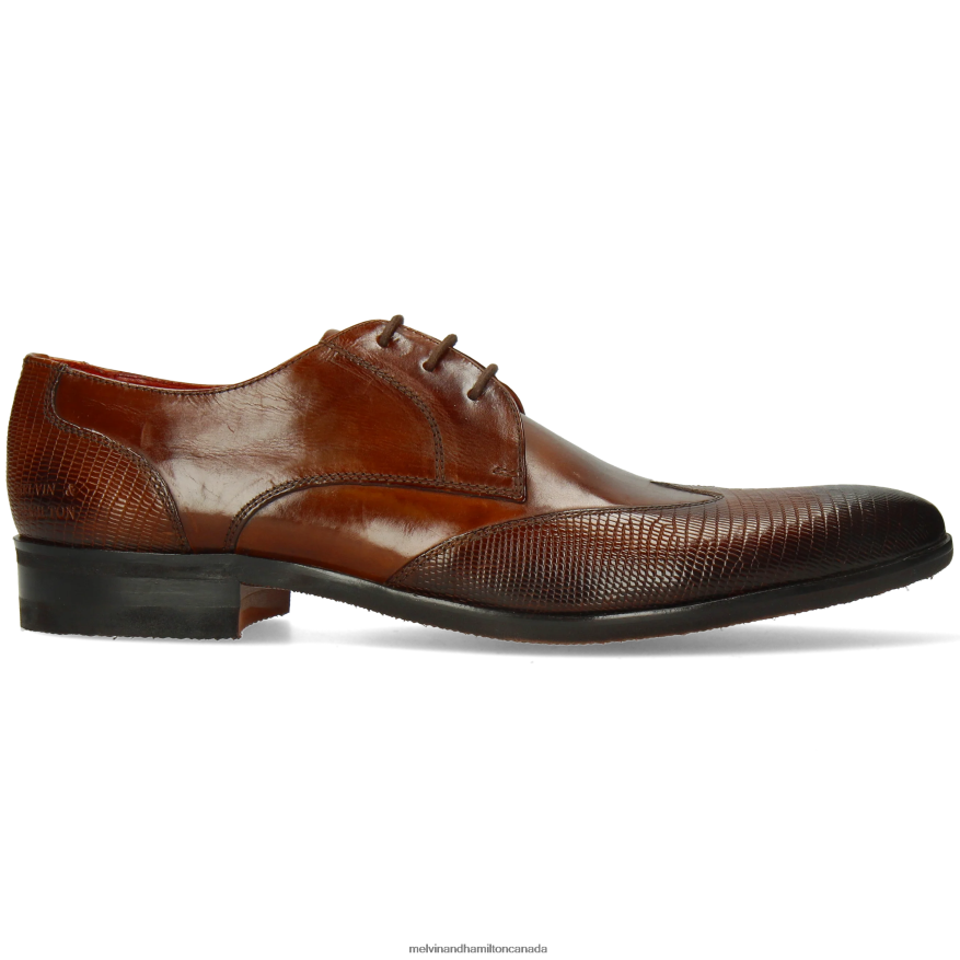 Men Melvin & Hamilton Brown Toni 2 Derby Shoes P4V68P360