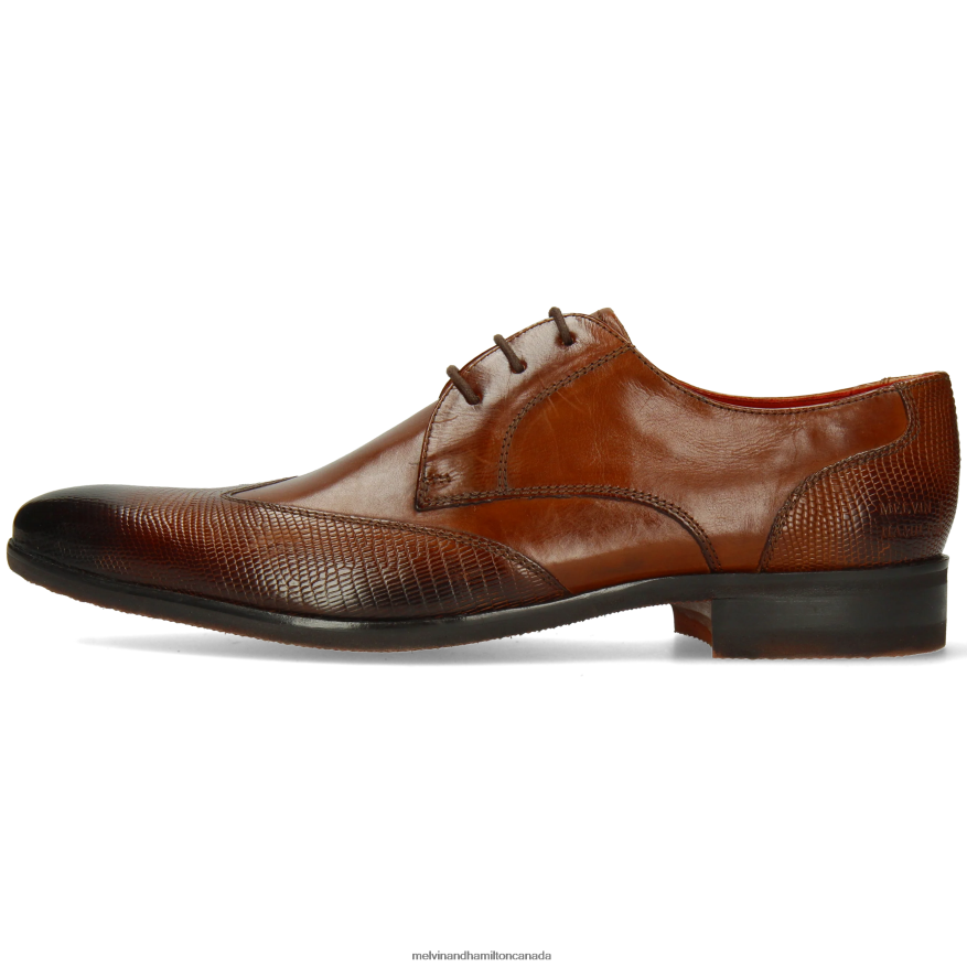 Men Melvin & Hamilton Brown Toni 2 Derby Shoes P4V68P360
