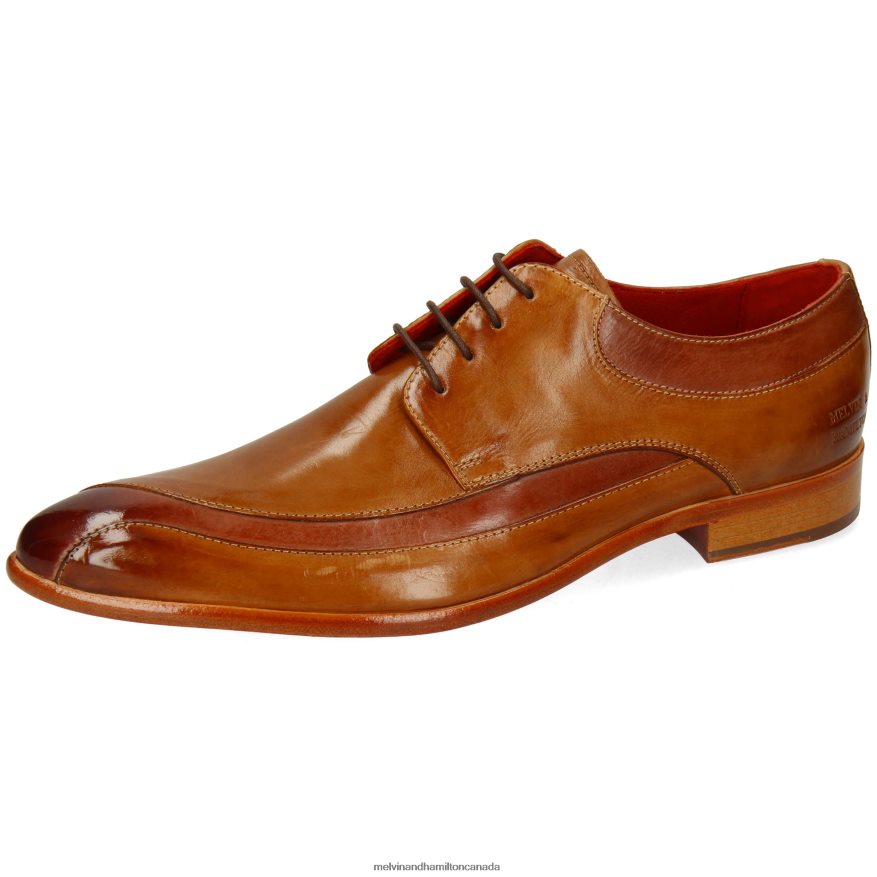 Men Melvin & Hamilton Brown Toni 36 Derby Shoes P4V68P436