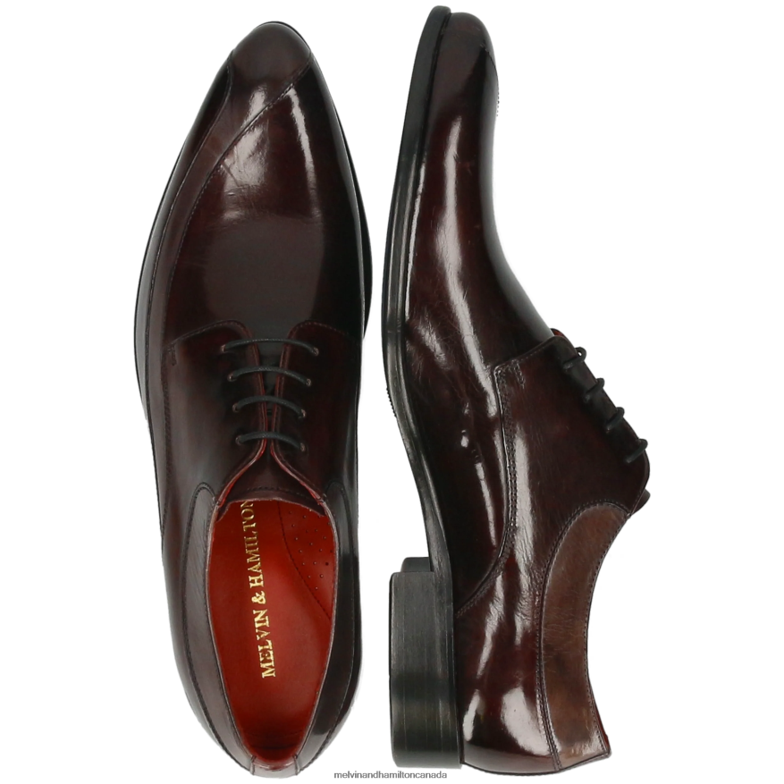 Men Melvin & Hamilton Brown Toni 36 Derby Shoes P4V68P472