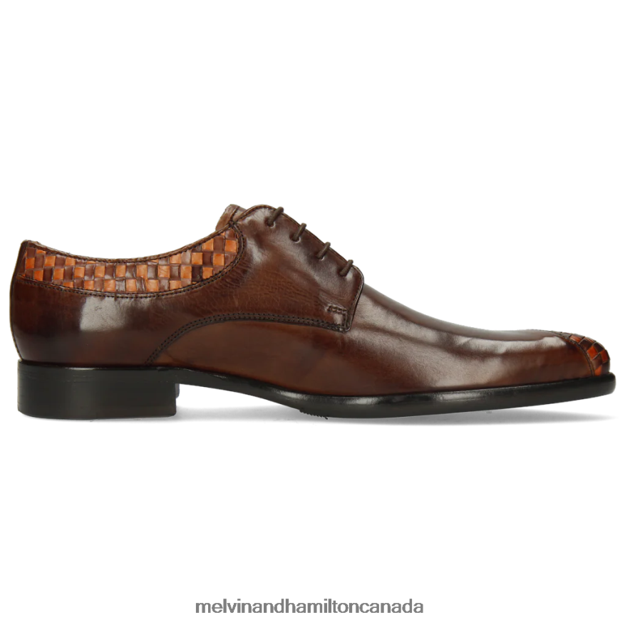 Men Melvin & Hamilton Brown Toni 36 Derby Shoes P4V68P564
