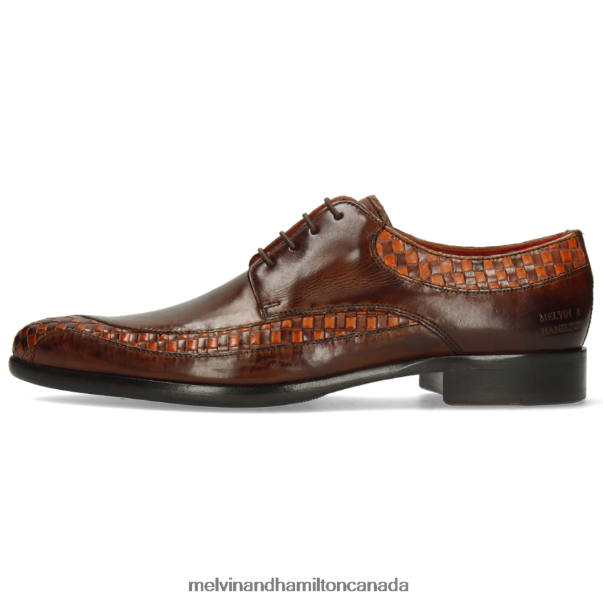 Men Melvin & Hamilton Brown Toni 36 Derby Shoes P4V68P564